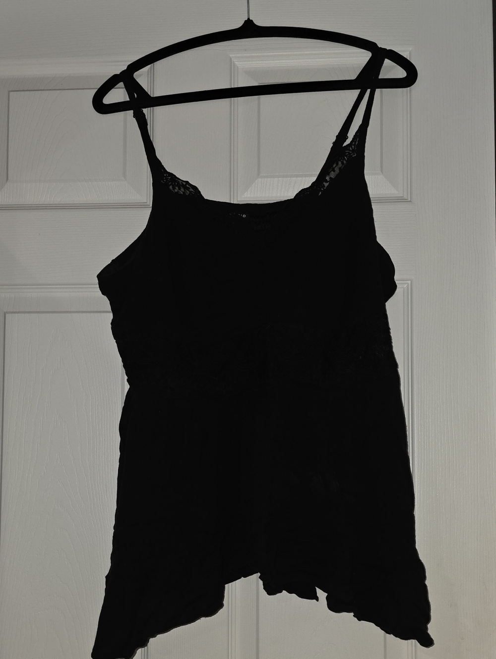 torrid Black Lace-Trim Camisole Top